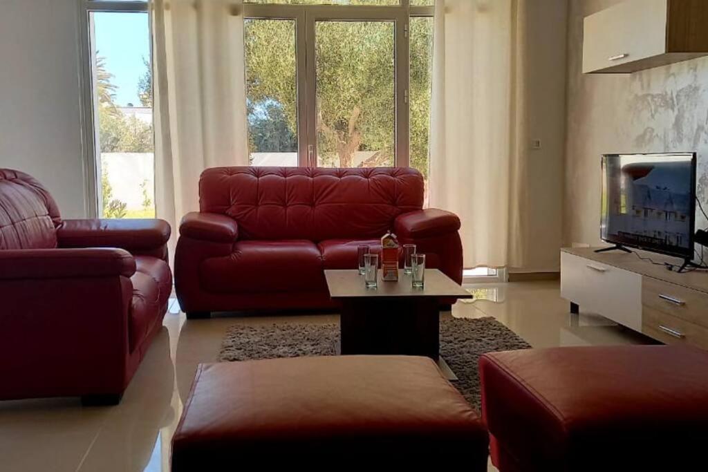 Magnifique Villa Avec Piscine Sur L'Ile De Djerba Pour Vacances Arkou Ngoại thất bức ảnh